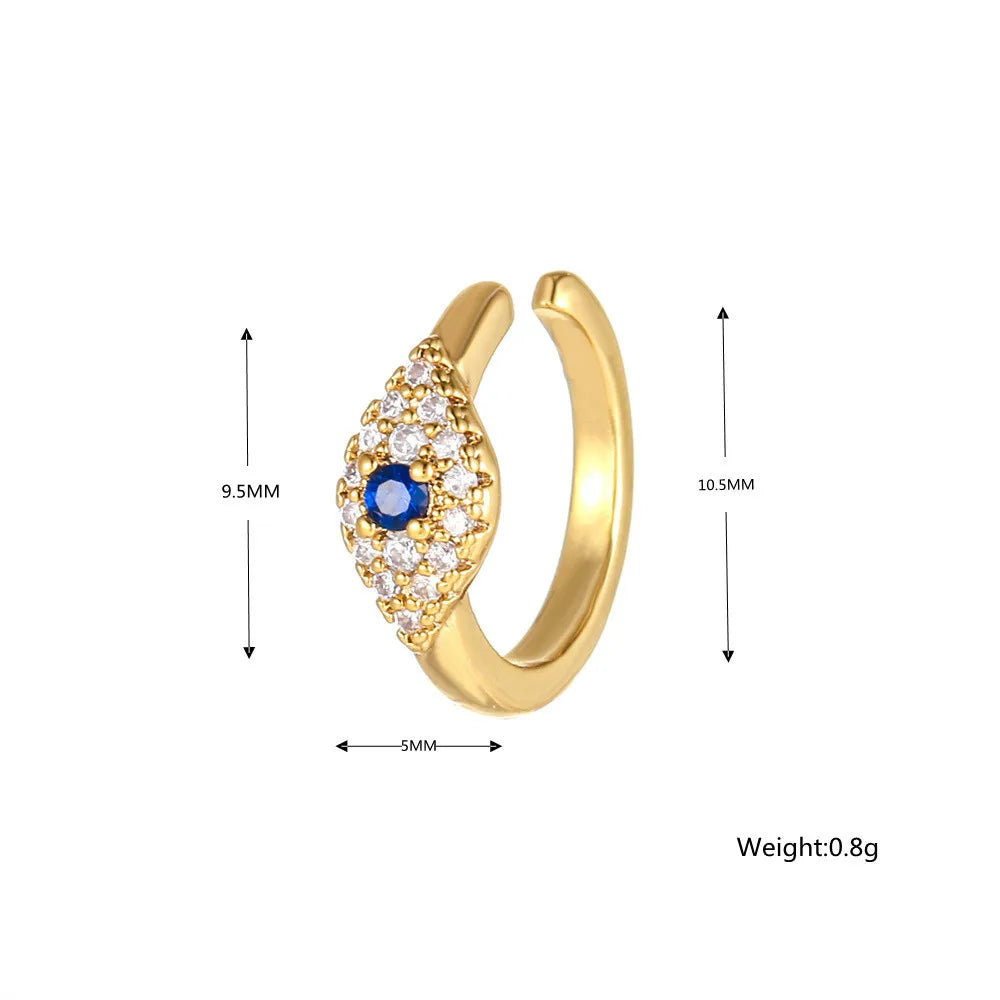 Blue Zircon Evil Eye Drops