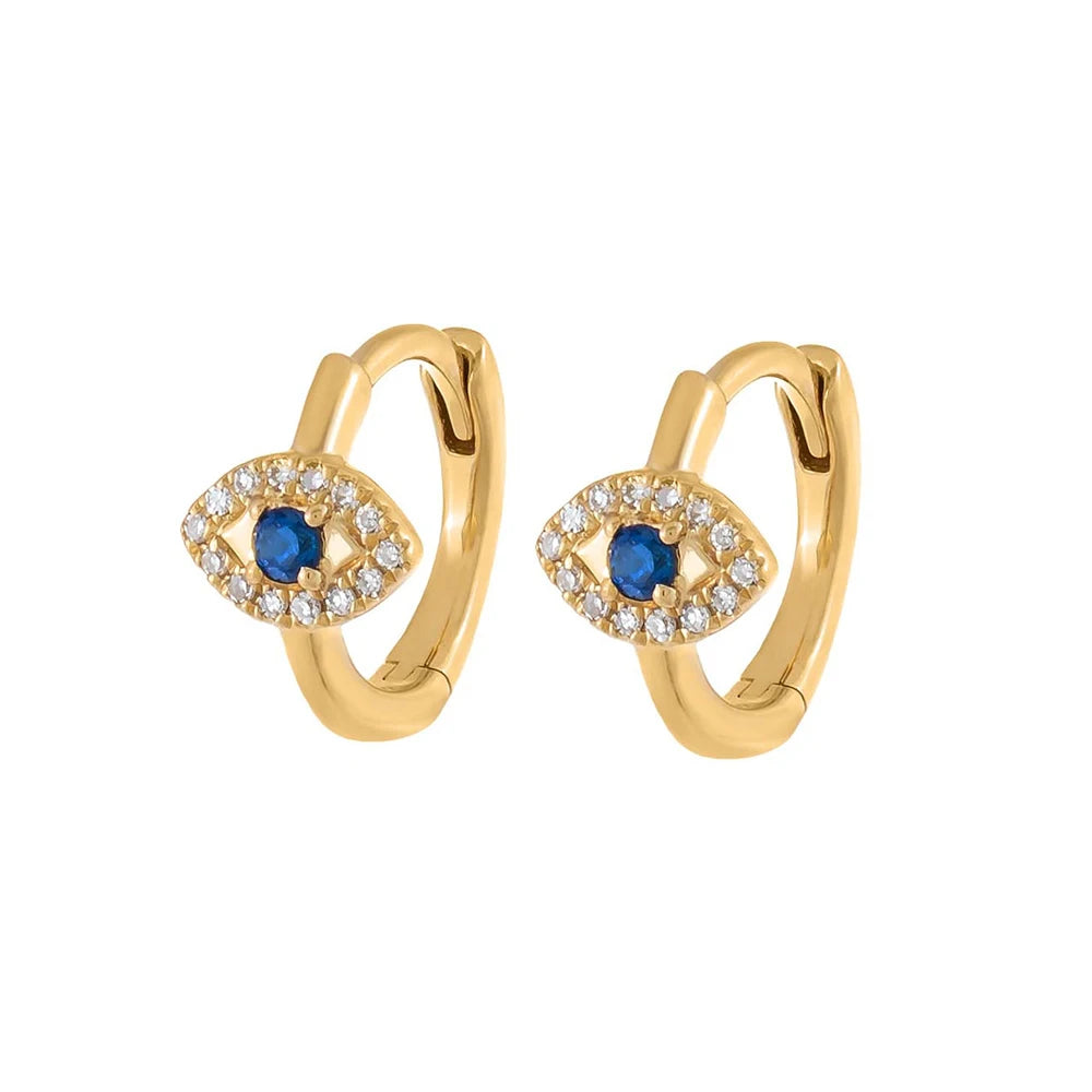 Blue Zircon Evil Eye Drops