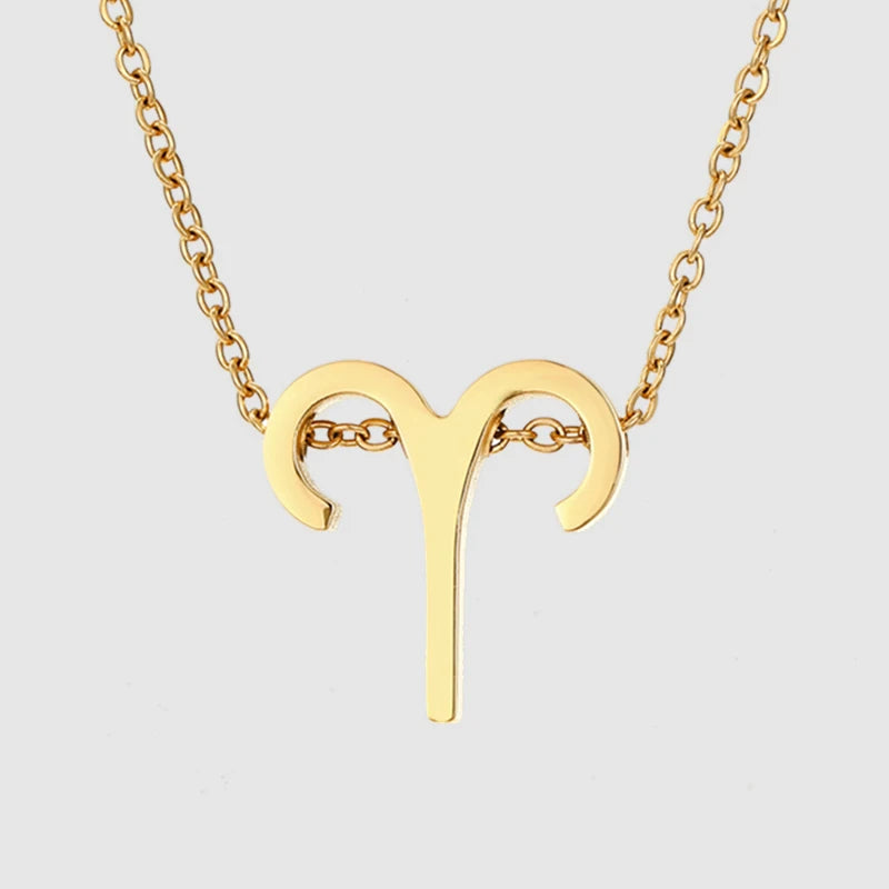 Celestial Zodiac Pendant Necklace