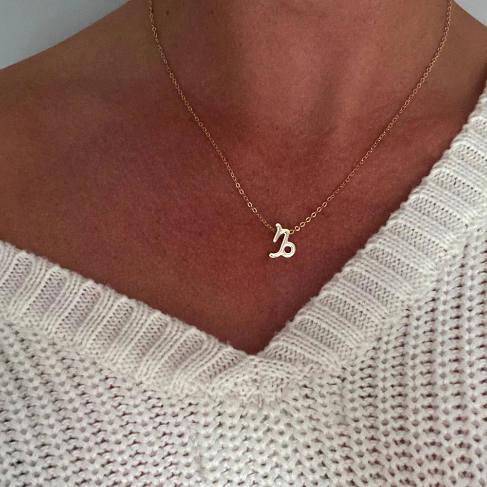 Celestial Zodiac Pendant Necklace