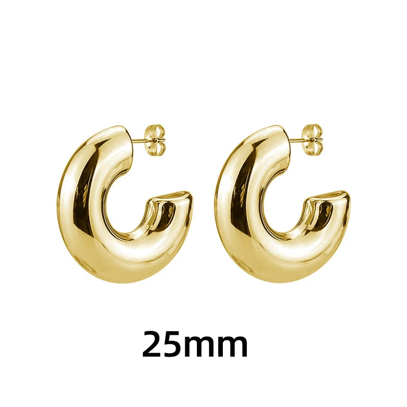 Bold Gold Hoops - Statement Edition