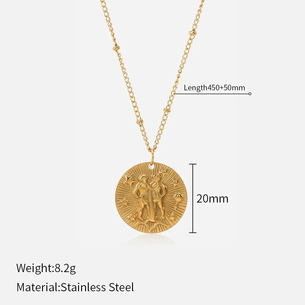 Written In The Stars — Zodiac Sign Necklace