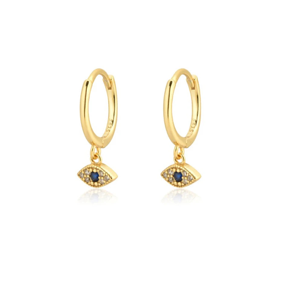 Blue Zircon Evil Eye Drops