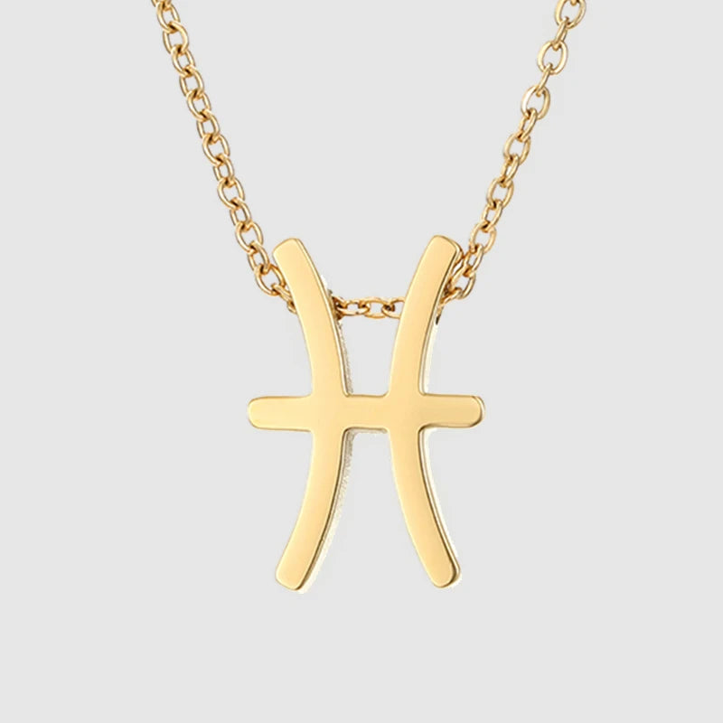 Celestial Zodiac Pendant Necklace
