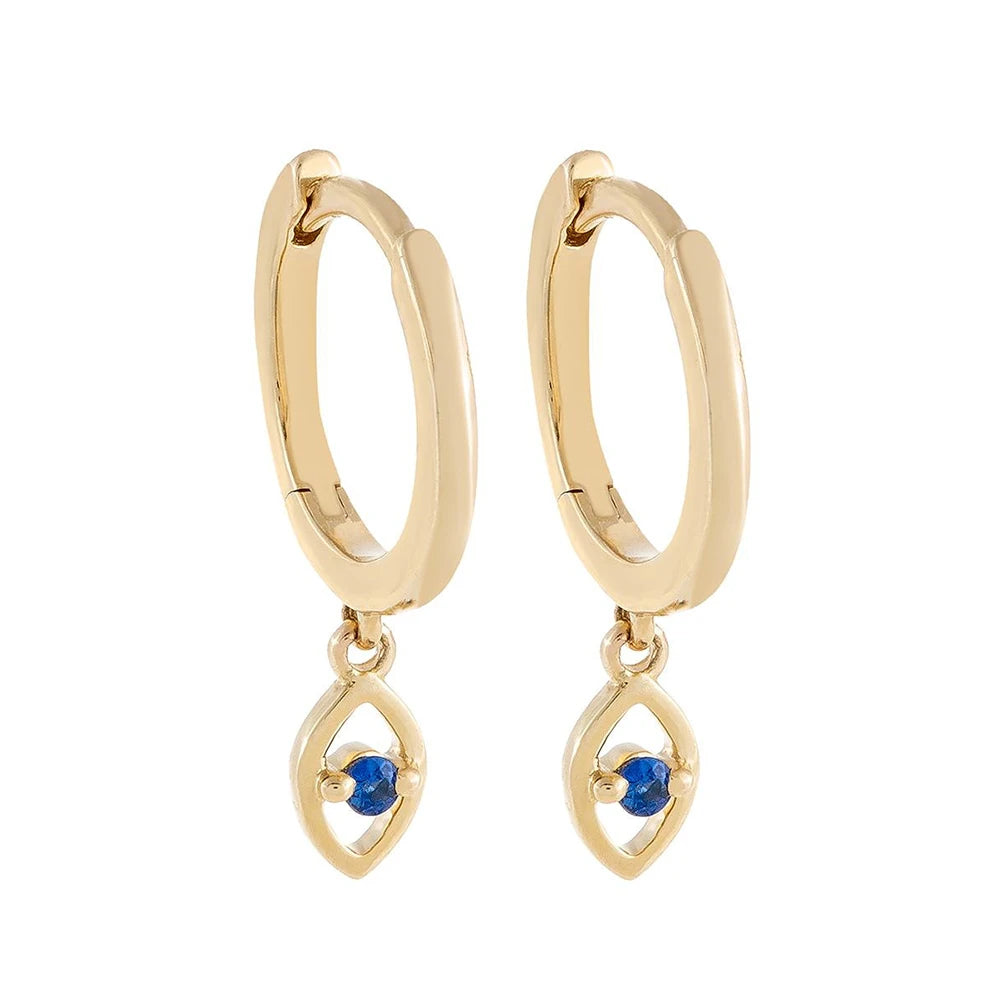 Blue Zircon Evil Eye Drops