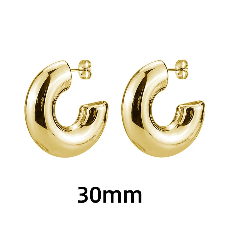 Bold Gold Hoops - Statement Edition