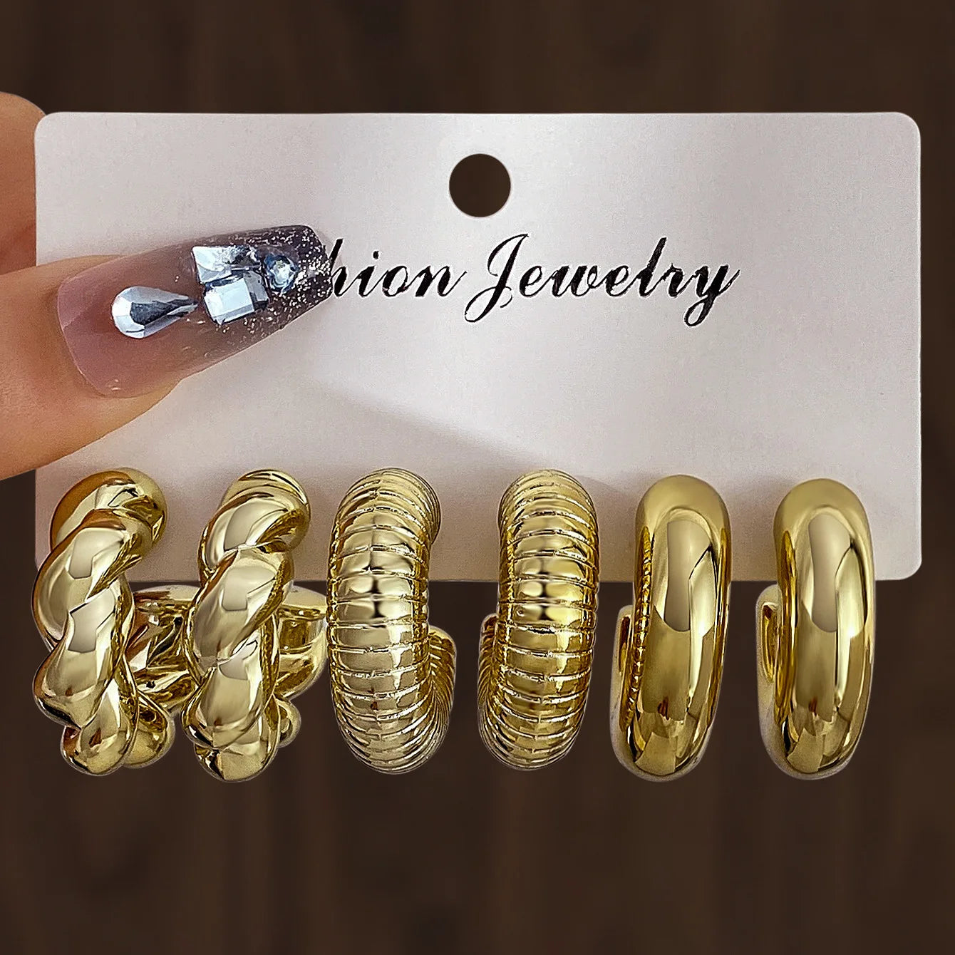 The Gold Edit — 6-Piece Hoop Set