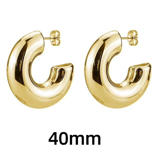 Bold Gold Hoops - Statement Edition