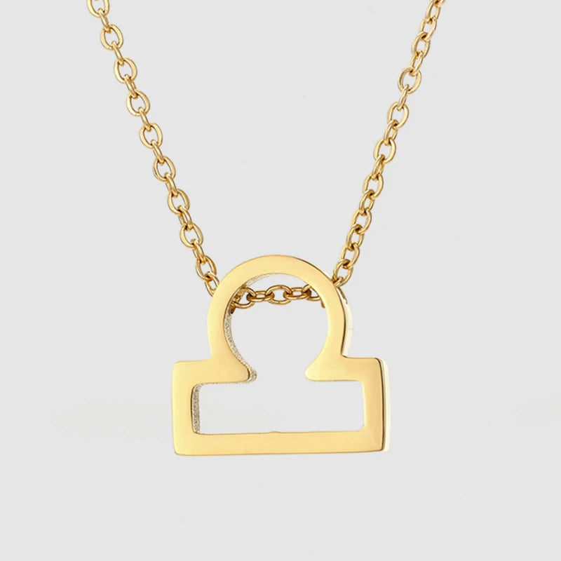 Celestial Zodiac Pendant Necklace