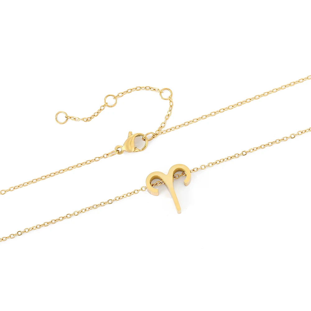 Celestial Zodiac Pendant Necklace