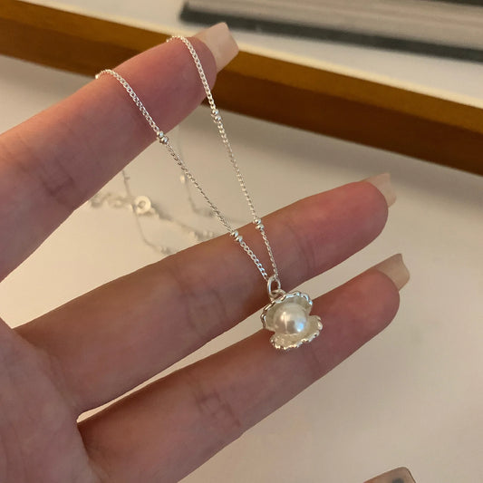 Aurelia Pearl Necklace — 925 Sterling Silver