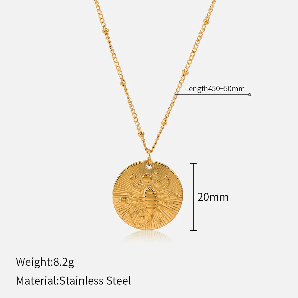 Written In The Stars — Zodiac Sign Necklace