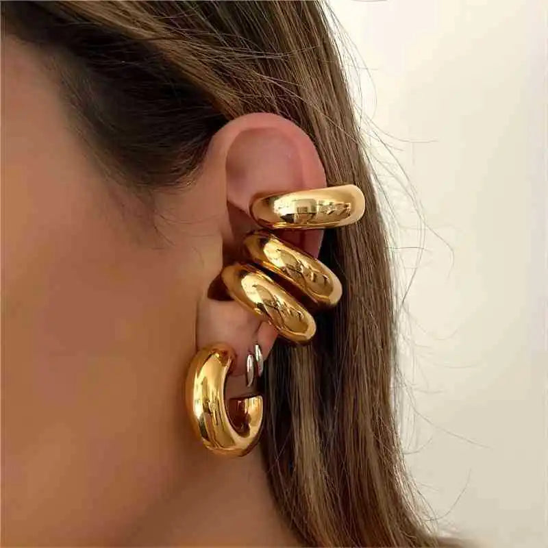 Bold Gold Hoops - Statement Edition