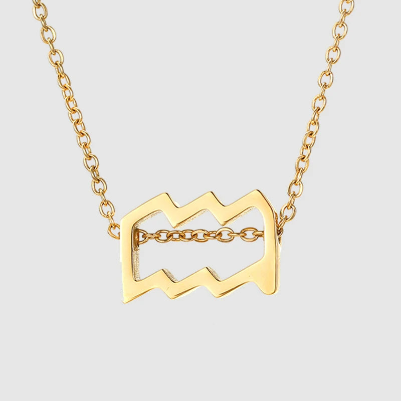 Celestial Zodiac Pendant Necklace