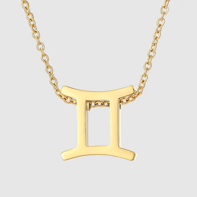 Celestial Zodiac Pendant Necklace