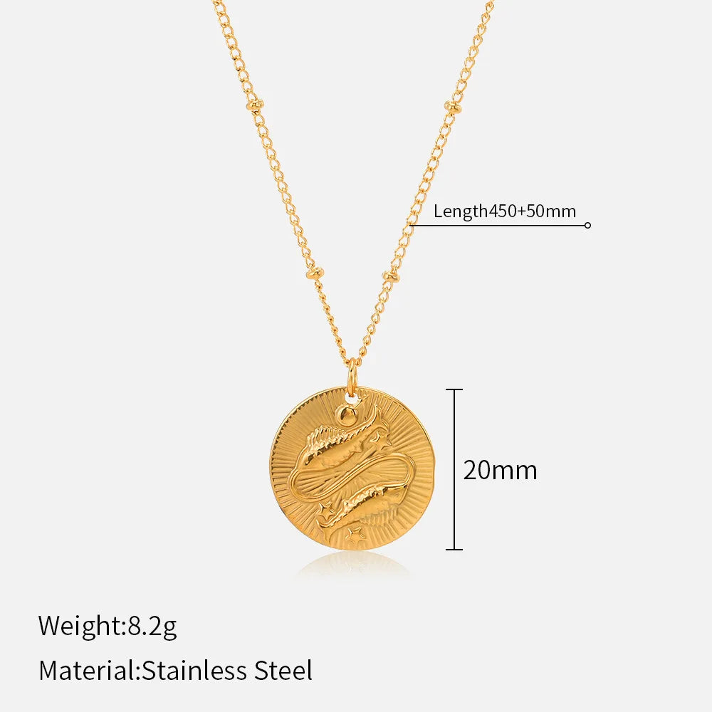 Written In The Stars — Zodiac Sign Necklace