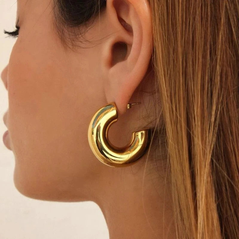 Bold Gold Hoops - Statement Edition