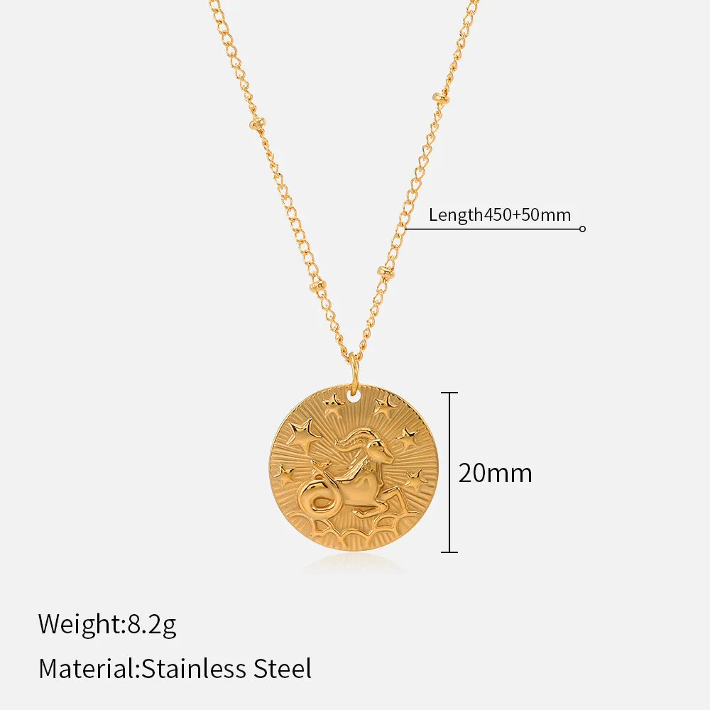Written In The Stars — Zodiac Sign Necklace