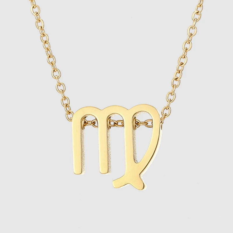 Celestial Zodiac Pendant Necklace