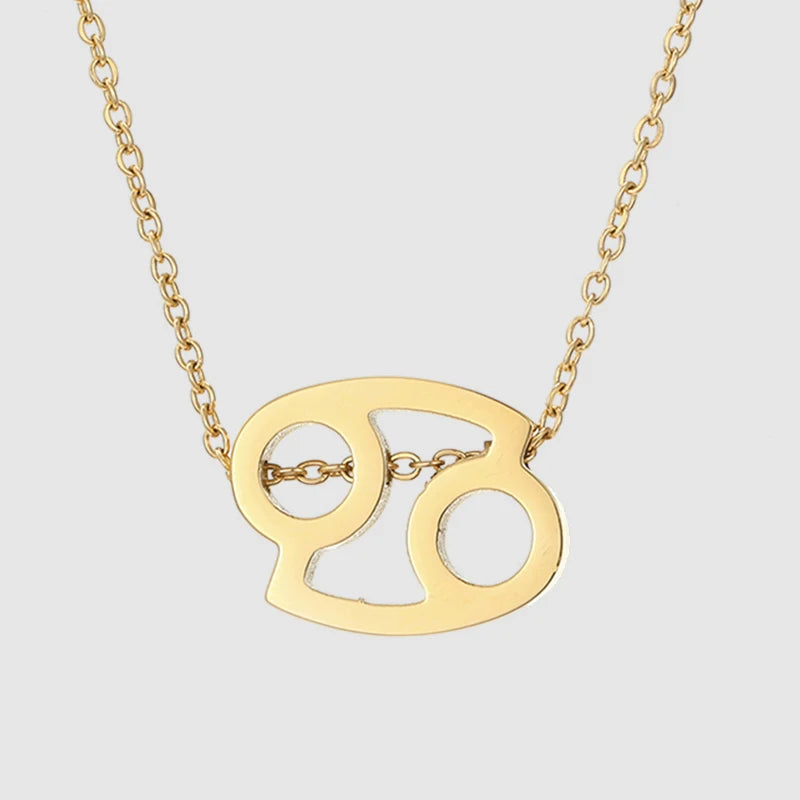 Celestial Zodiac Pendant Necklace