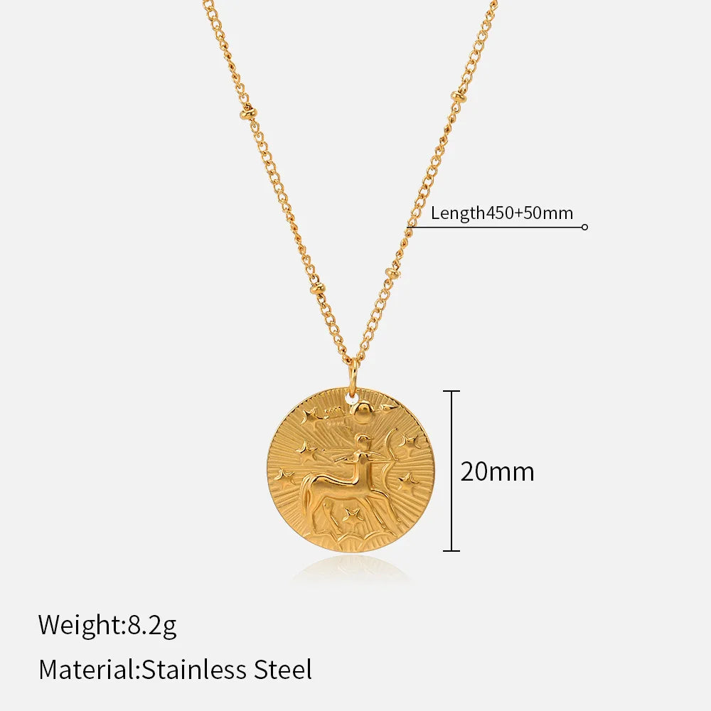 Written In The Stars — Zodiac Sign Necklace