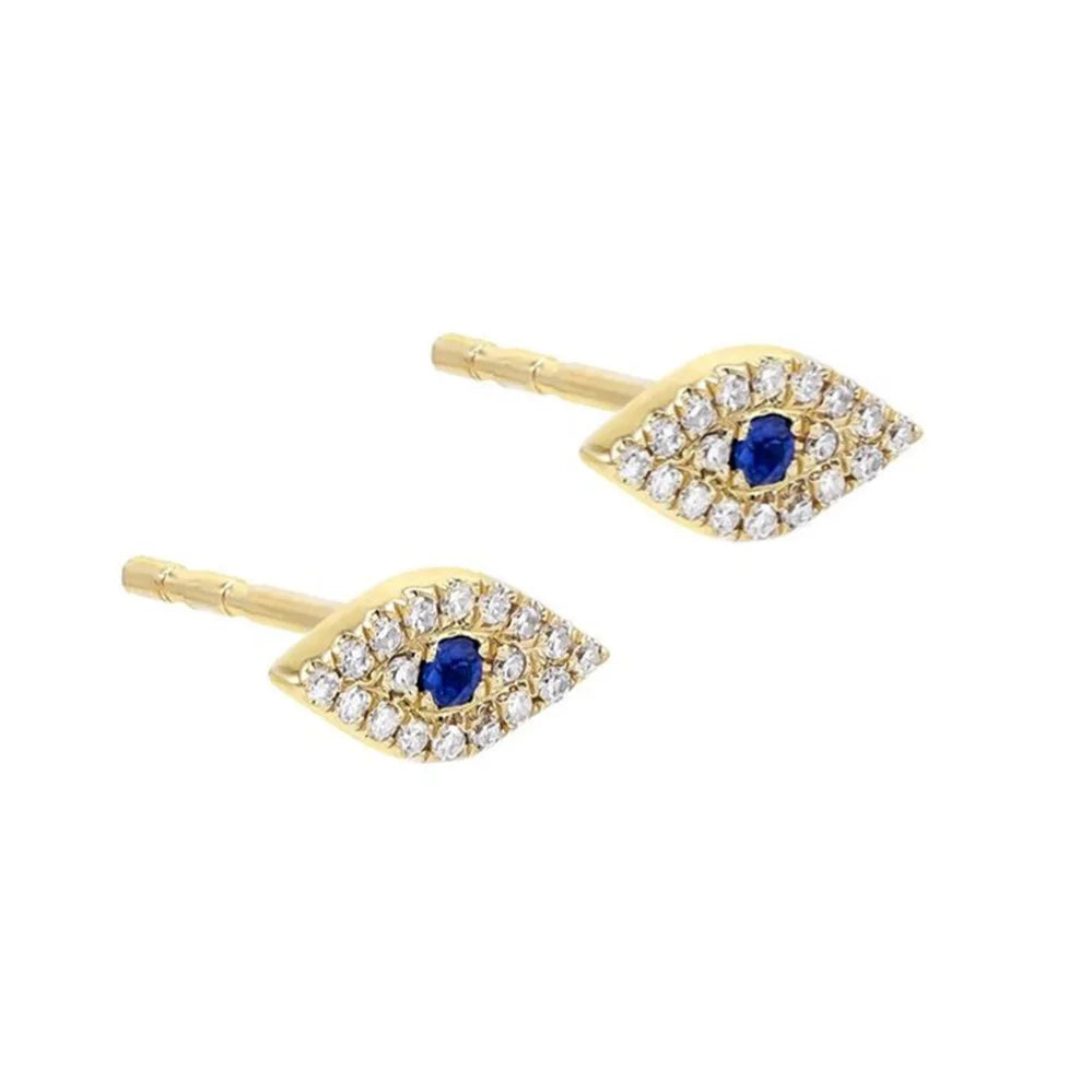 Blue Zircon Evil Eye Drops