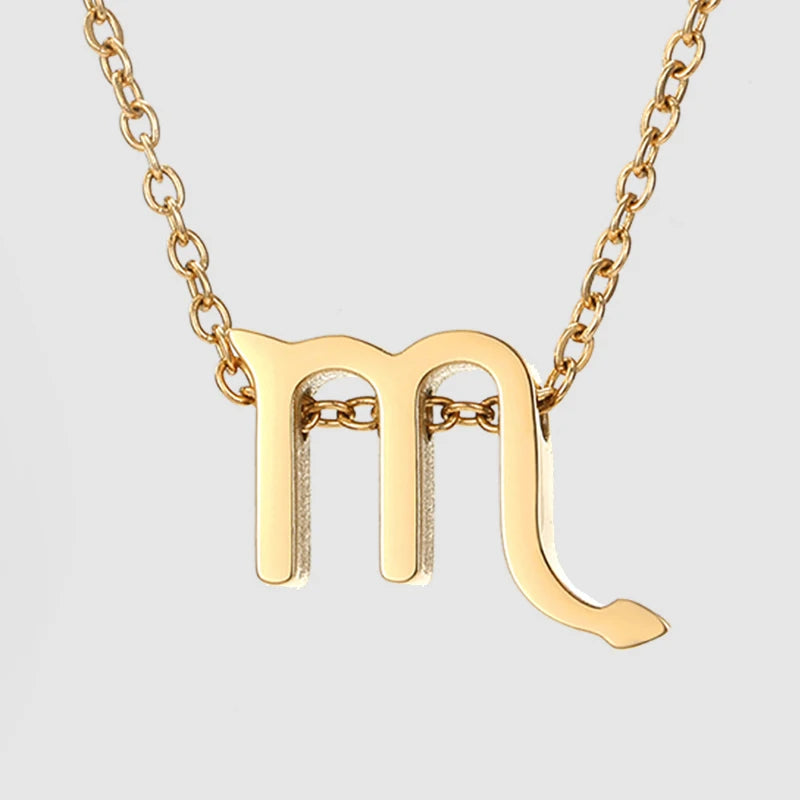 Celestial Zodiac Pendant Necklace