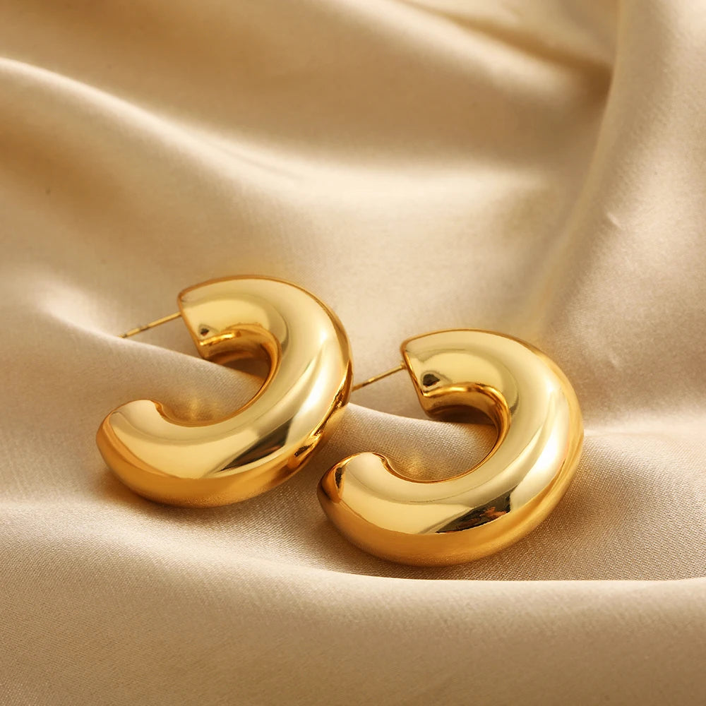 Bold Gold Hoops - Statement Edition
