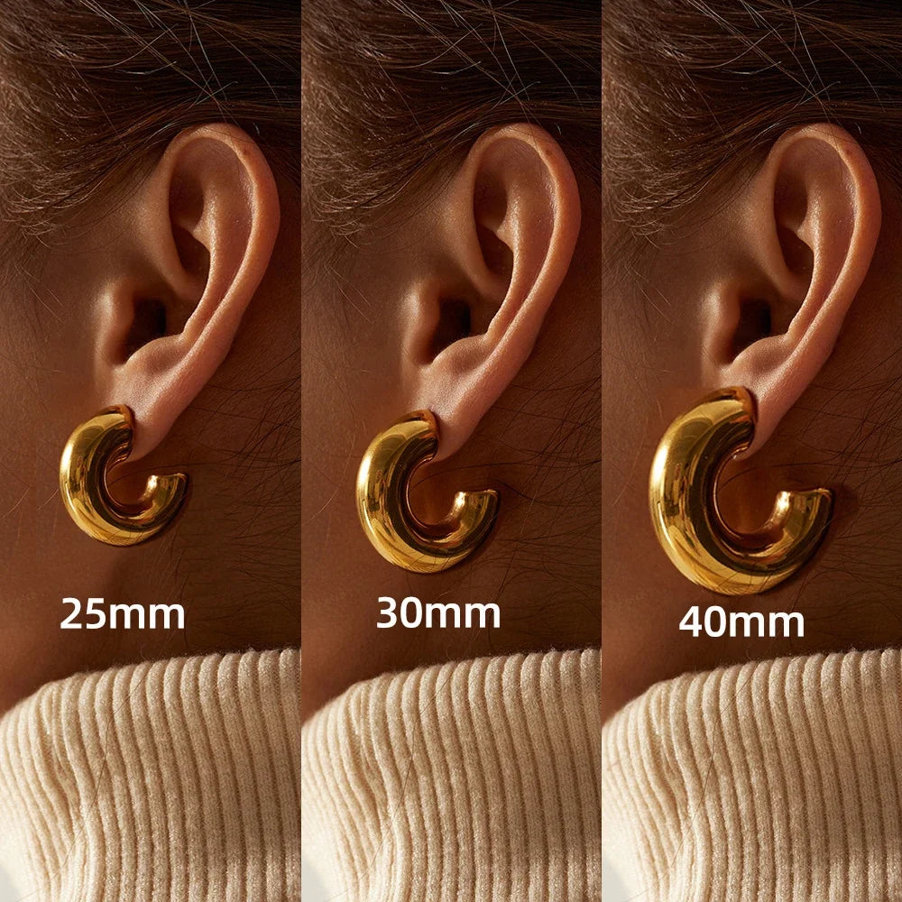 Bold Gold Hoops - Statement Edition