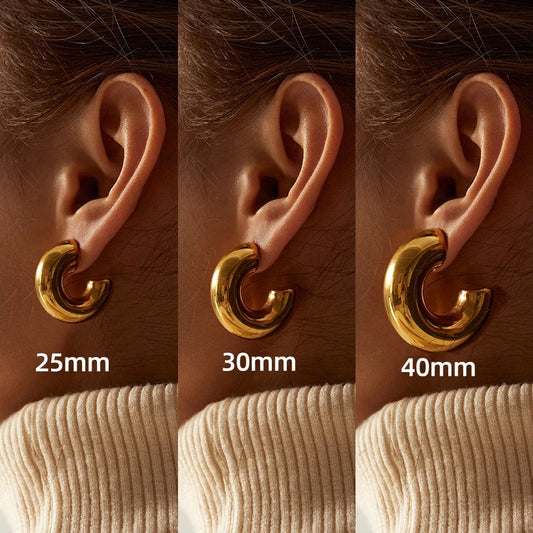 Bold Gold Hoops - Statement Edition