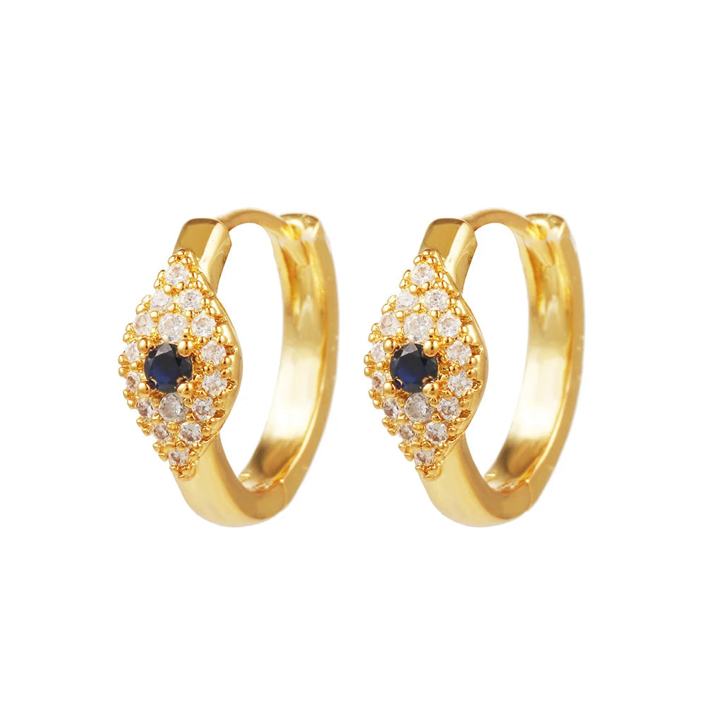 Blue Zircon Evil Eye Drops