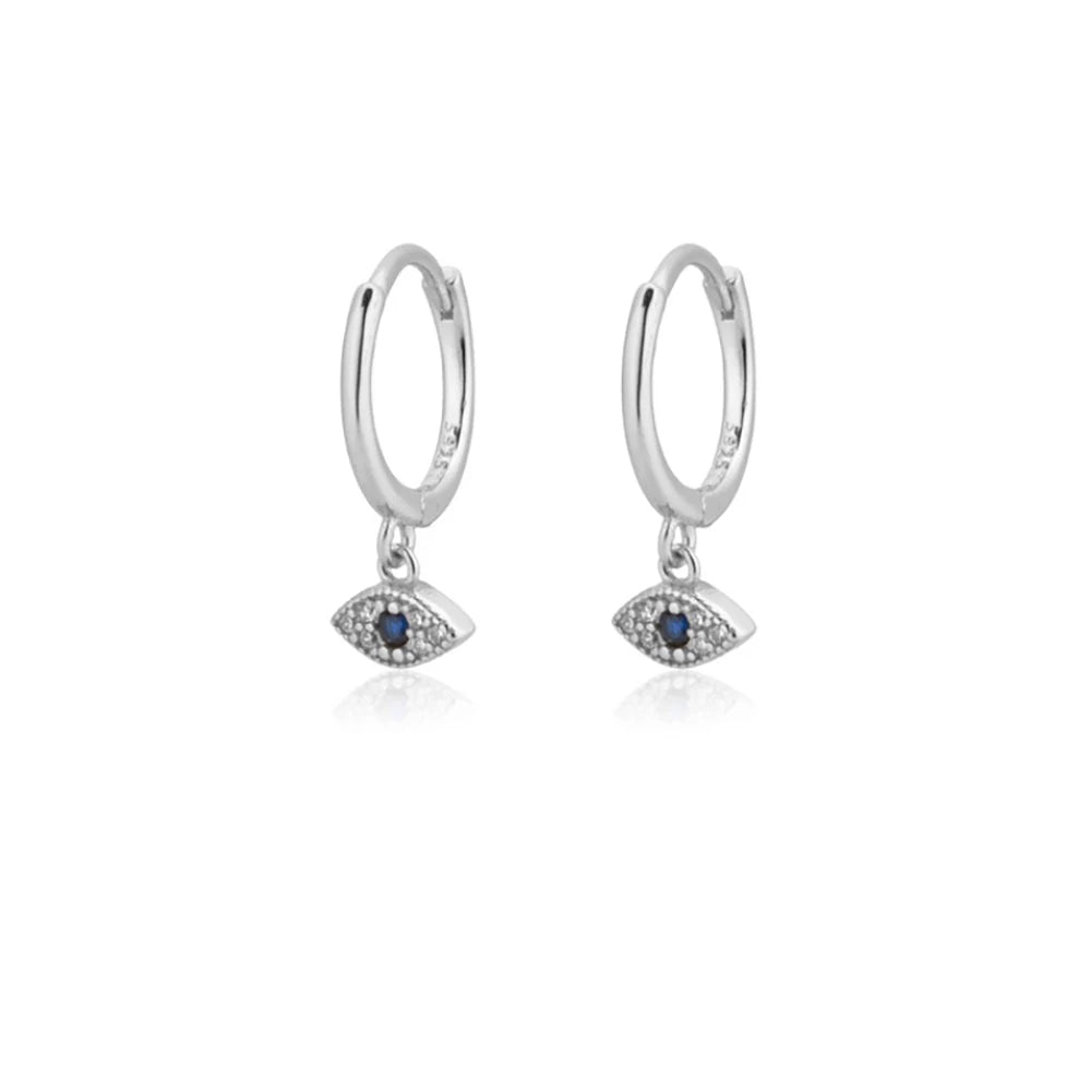 Blue Zircon Evil Eye Drops