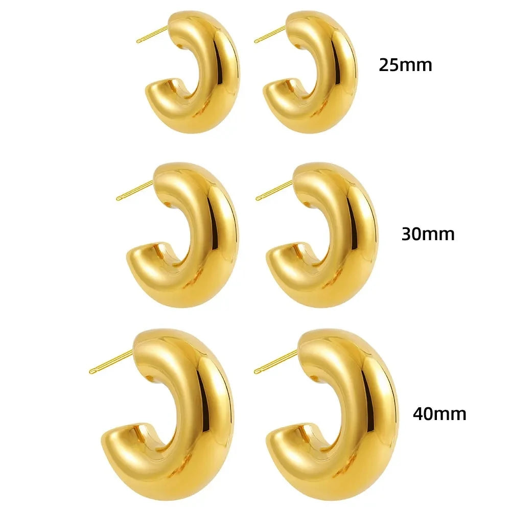 Bold Gold Hoops - Statement Edition